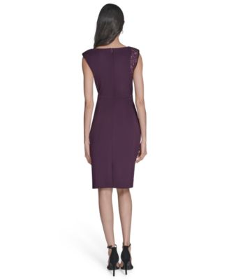 Petite Social Velvet Dress
