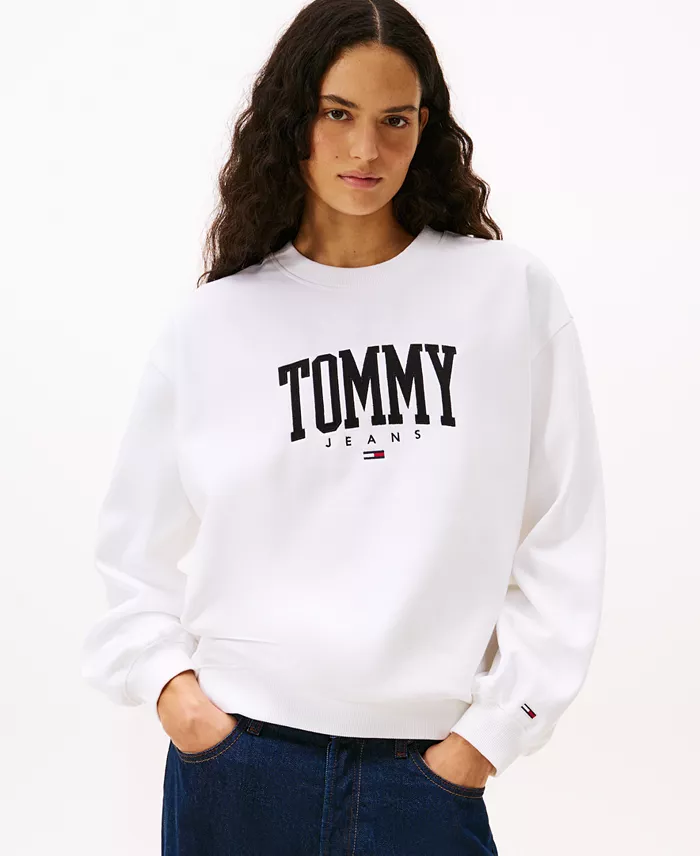 Women's Collegiate Crewneck Logo Sweatshirt - thumbnail 4