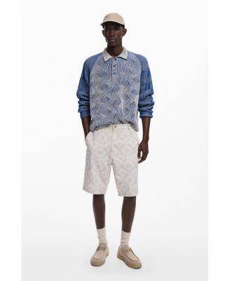 Men's Bermuda with sun borders