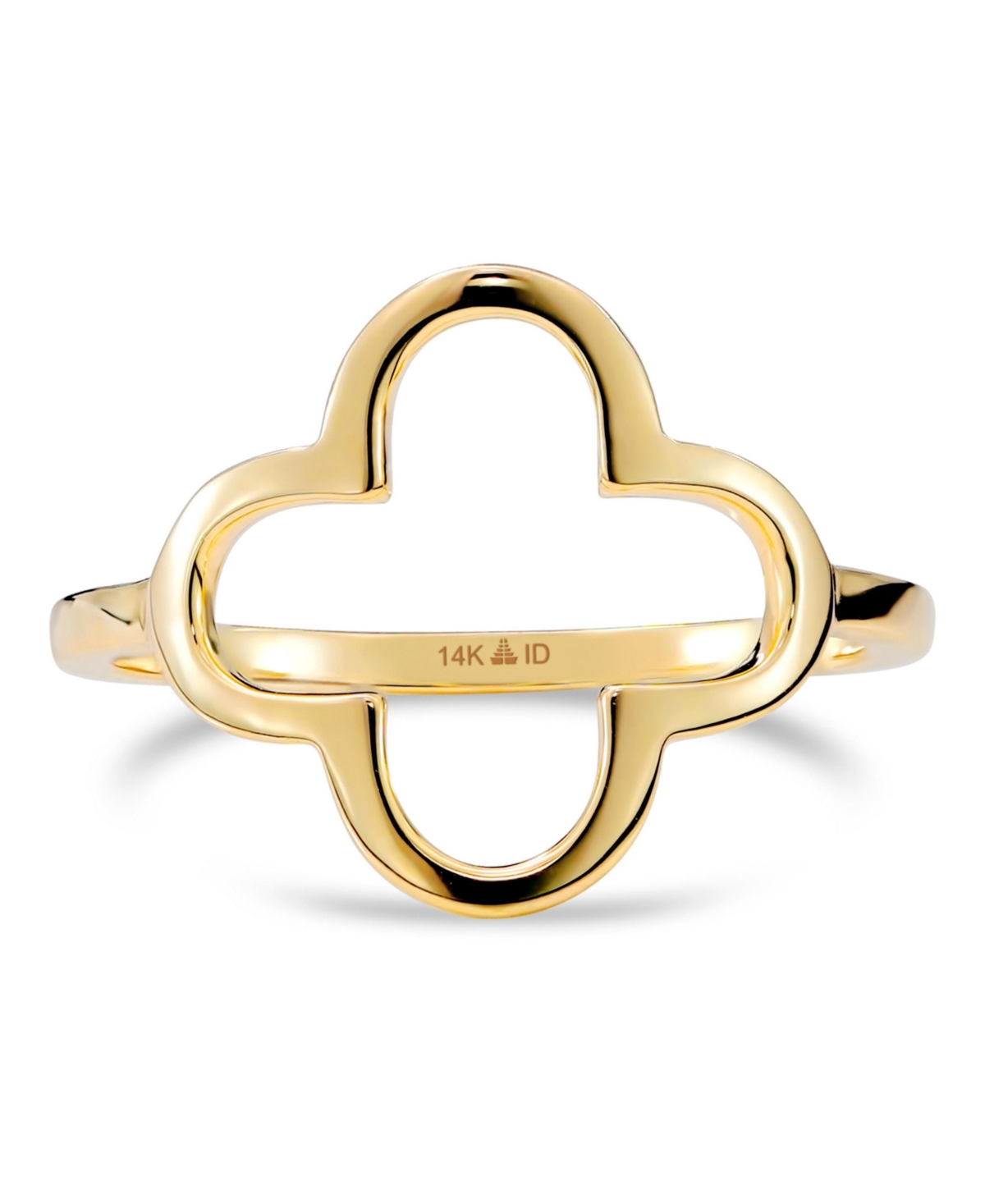 Clover Ring in 14K Gold, Size 6, approx. 2.0 grams - Gold