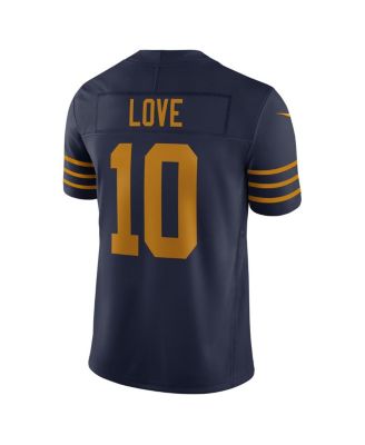 Men's Jordan Love Navy Green Bay Packers The 1923 Classic Vapor F.U.S.E. Limited Jersey