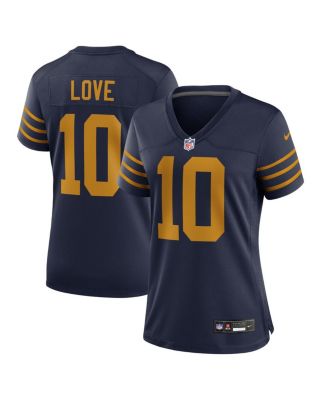 Nike - Women's Jordan Love Navy Green Bay Packers The 1923 Classic Game Jersey