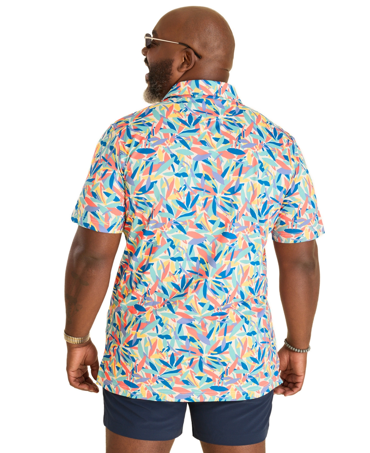 Chubbies Men's The Crowd Of Thorn Range Polo Shirt In Animal Print