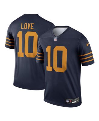 Nike - Men's Jordan Love Navy Green Bay Packers The 1923 Classic Legend Player Dri-FIT Jersey
