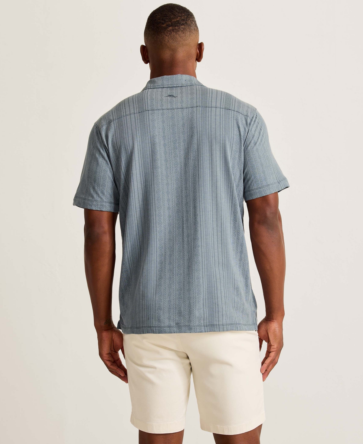 Tommy Bahama Men's Palm Fresco Beach Border Shirt In Blue