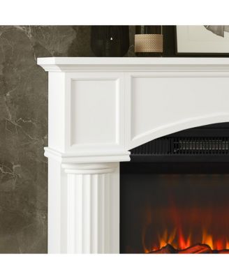 Modern Fireplace Mantel, Fireplace Surround for Fireplaces,