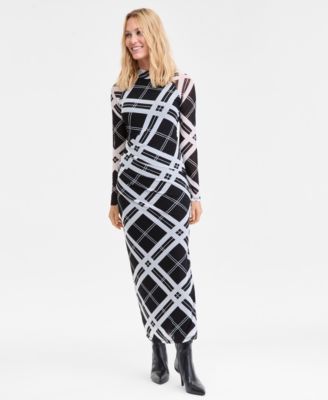 I.N.C. International Concepts - Women's Side-Ruched Maxi Dress