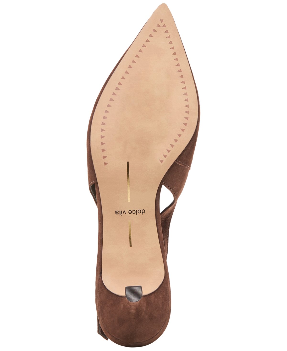 Dolce Vita Women's Alenna Kitten-heel Slingback Pumps In Brown