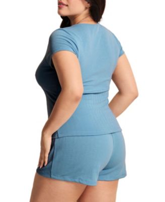 Eloise Women's Plus-Size Short Pajama Set