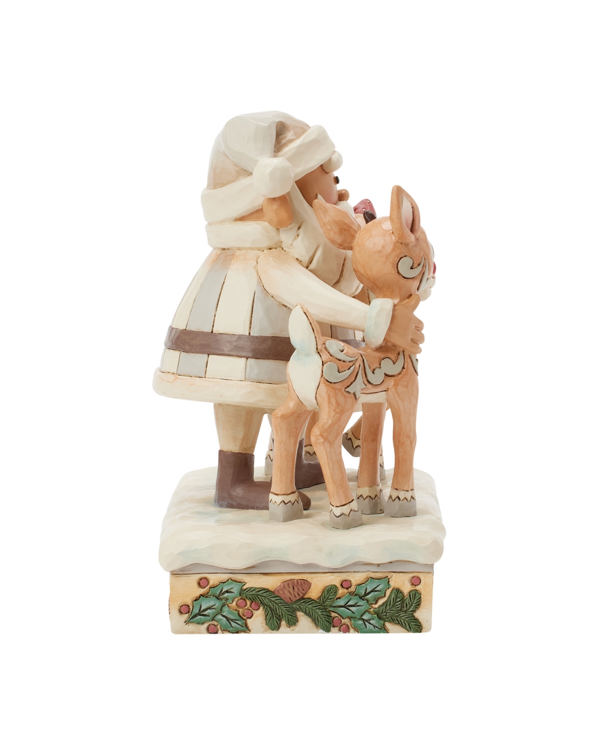Jim Shore Woodland Santa With Reindeers Figurine In Multi