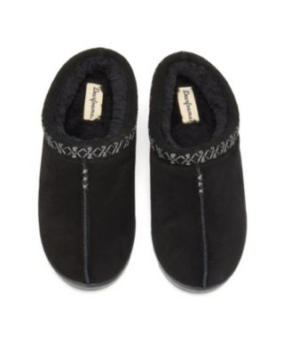 Women's Doreen Genuine Suede Clog Slipper With Embroidery