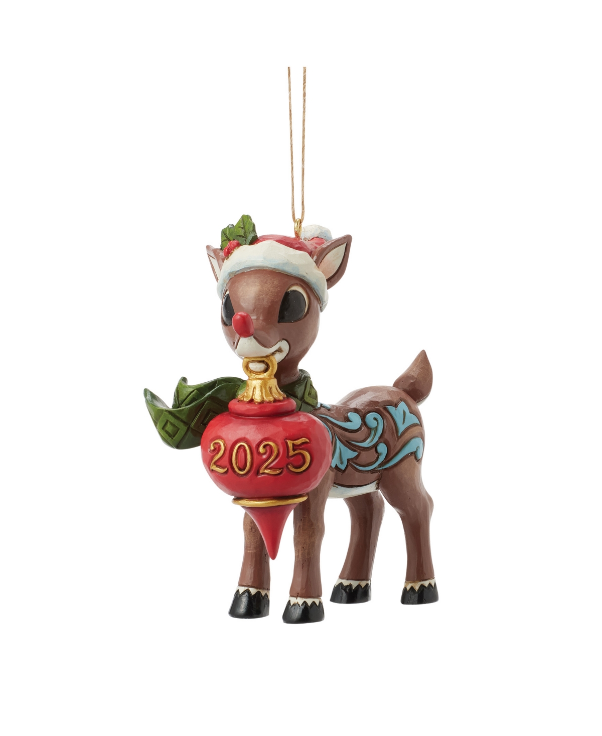 Jim Shore Rudolph Dated 2025 Ornament In Multi