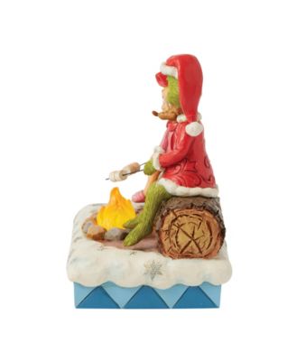 Grinch, Max and Cindy Roasting Figurine