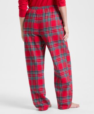 Women's Brinkley Plaid Mix It Matching Family Pajamas Set, Created for Macy's