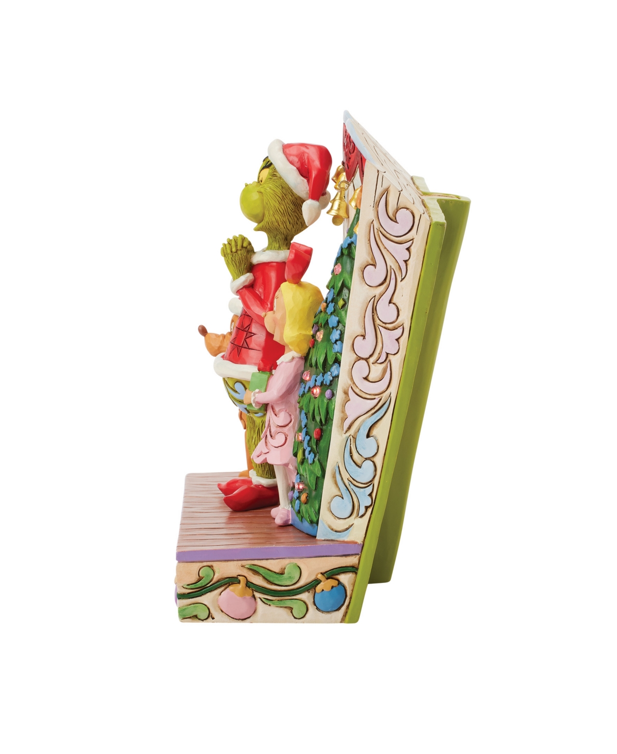 Jim Shore Grinch With Max And Cindy Figurine In Multi