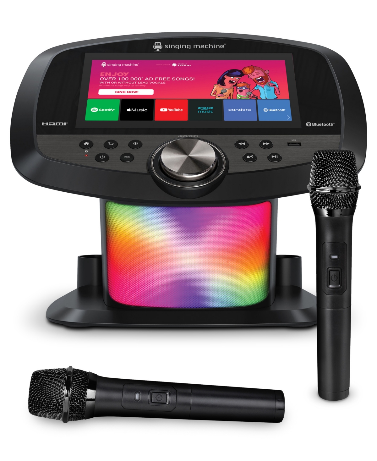 Singing Machine Bluetooth Professional Karaoke Hub In Transparent