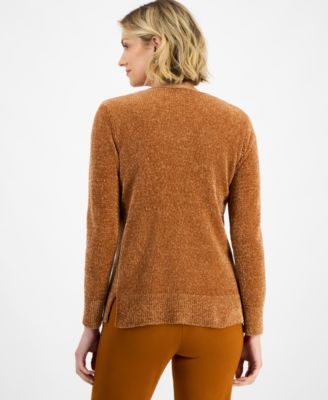Women's Cowl-Neck Chenille Sweater, Macy's Exclusive