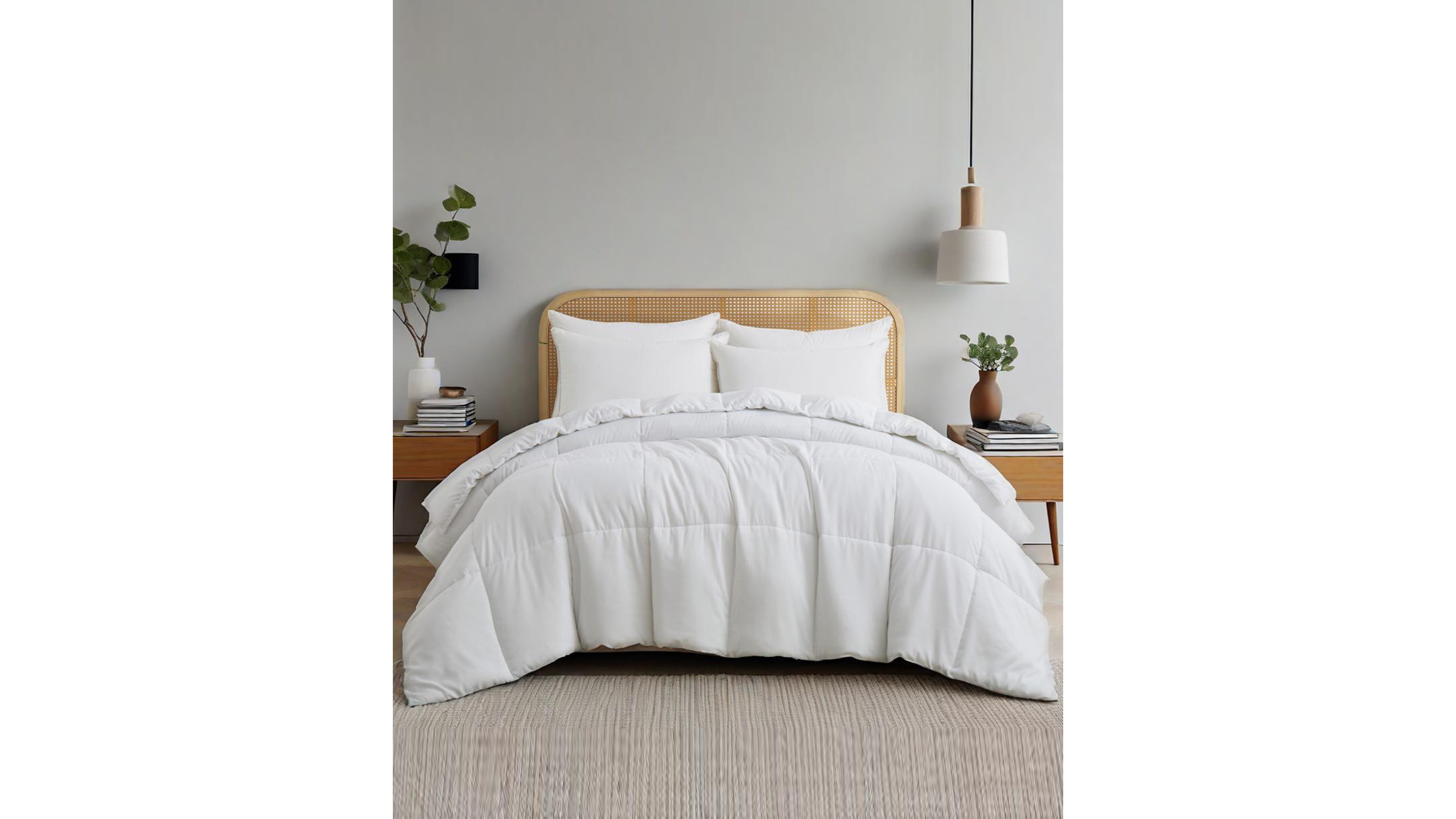 Unikome Light Warmth Reversible Down Alternative Comforter, King