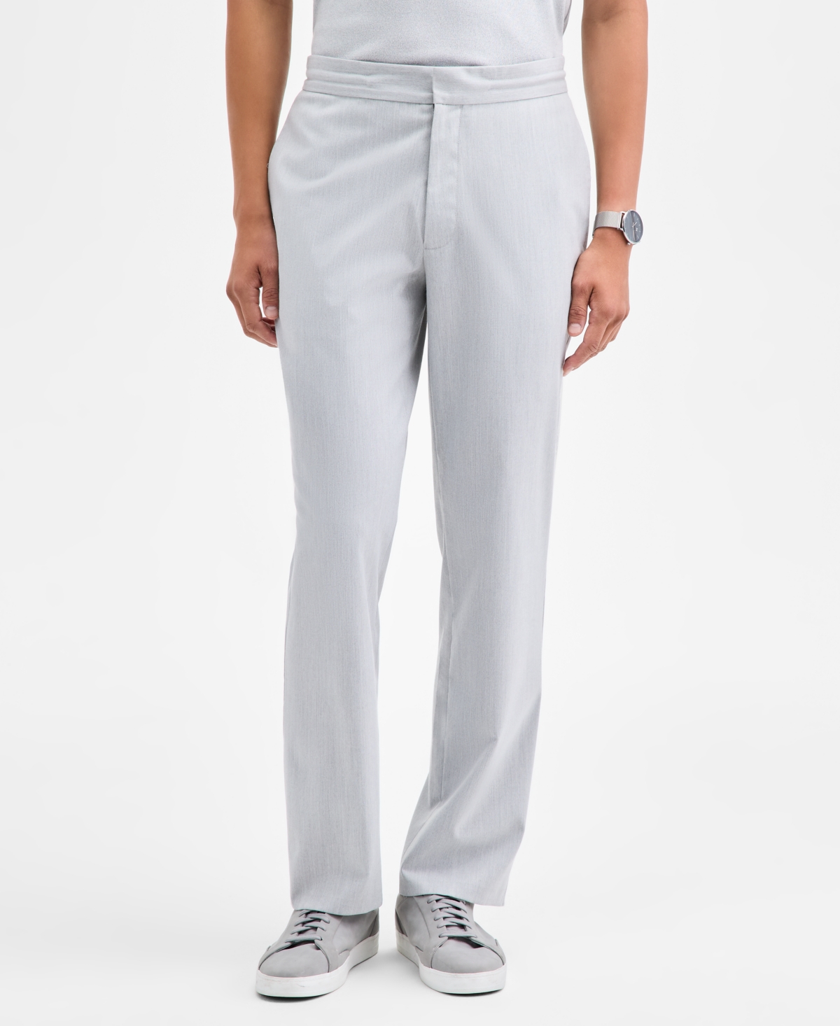 Alfani Men's Drawstring Trousers, Macy's Exclusive In White