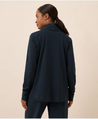 Luxe Stretch Jersey Swing Cardigan