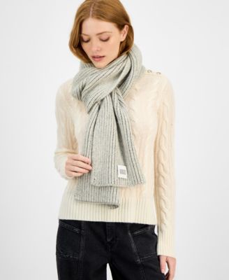 Chunky Rib Knit Scarf