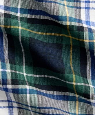 Men's Big & Tall Plaid Oxford Shirt