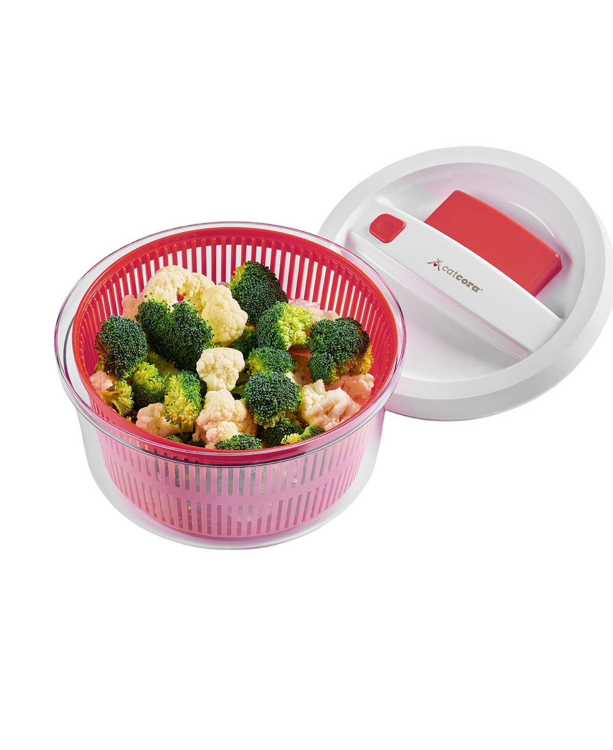 Cat Cora Cutlery-pro 4.7-quart Quickspin Salad Spinner In Multi