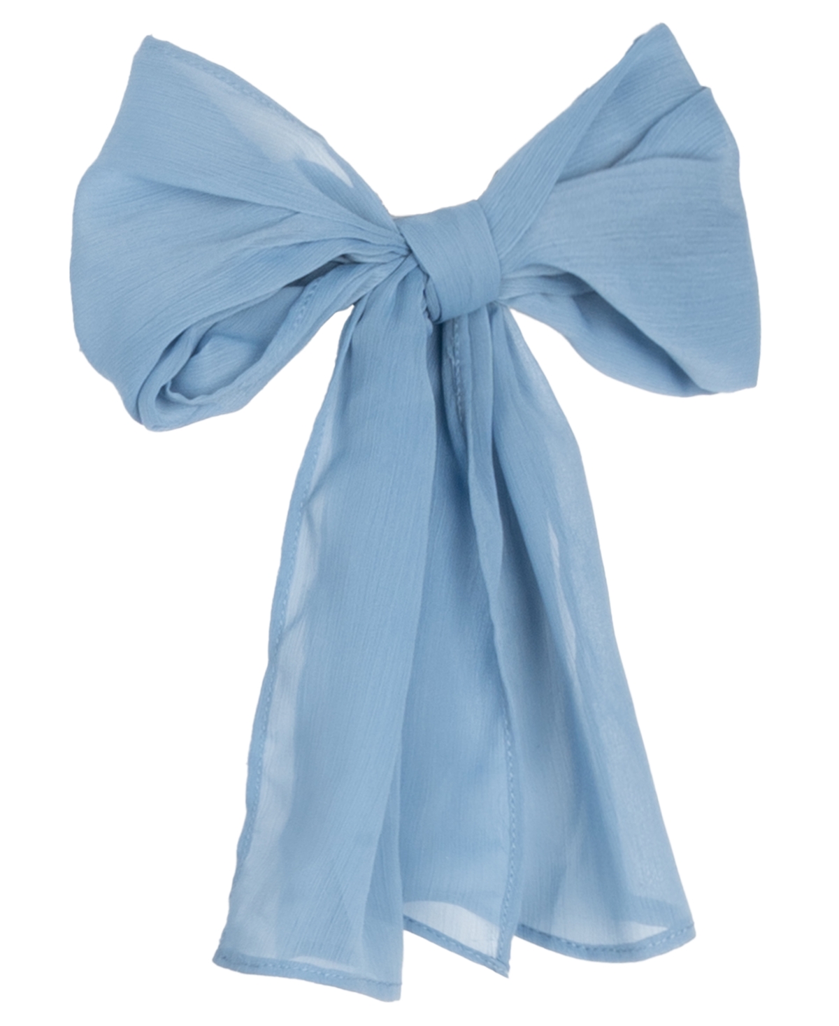 Rare Editions Big Girls 2-piece Chiffon Bow And Dress Set In Blue