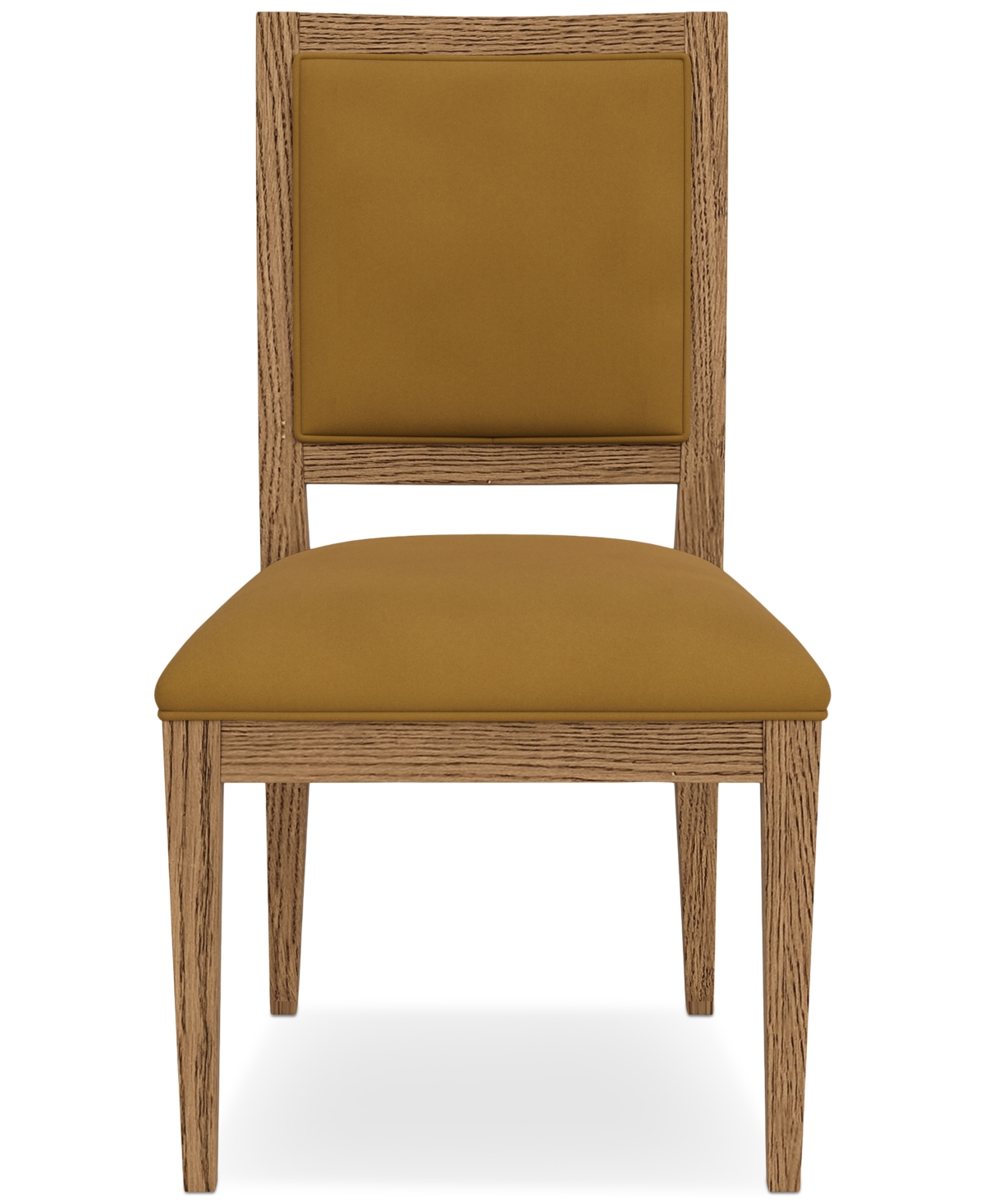 Macy's Everleigh Upholstered Back Side Chair In Brown