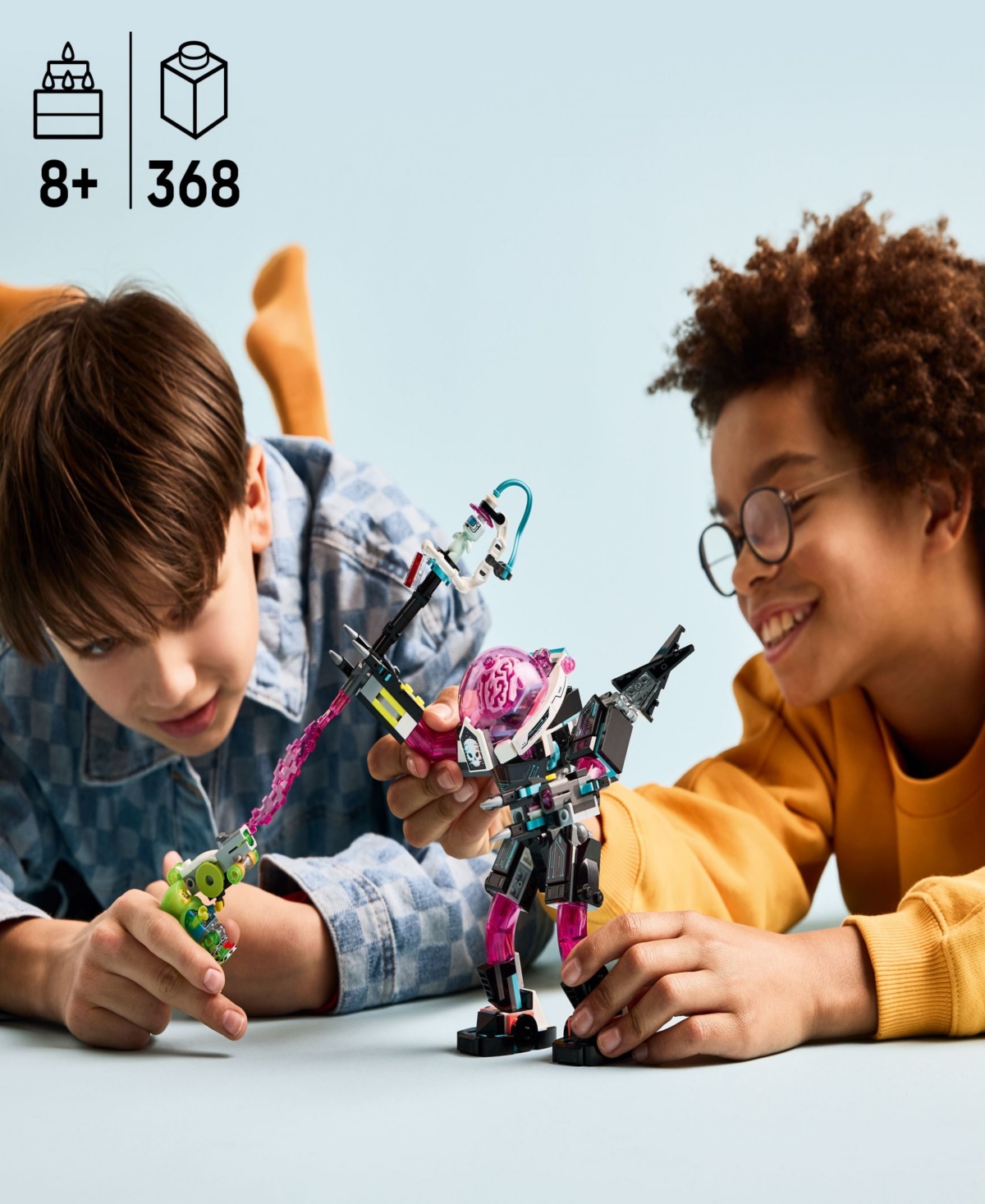 Lego Dreamzzz Mateo Vs. Cyber Brain Mech 71495 Toy Building Set, 368 Pieces In Multi