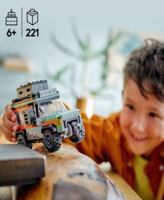 City Off-Road 4 x 4 Mountain Truck Building Toy 60447, 221 Pieces