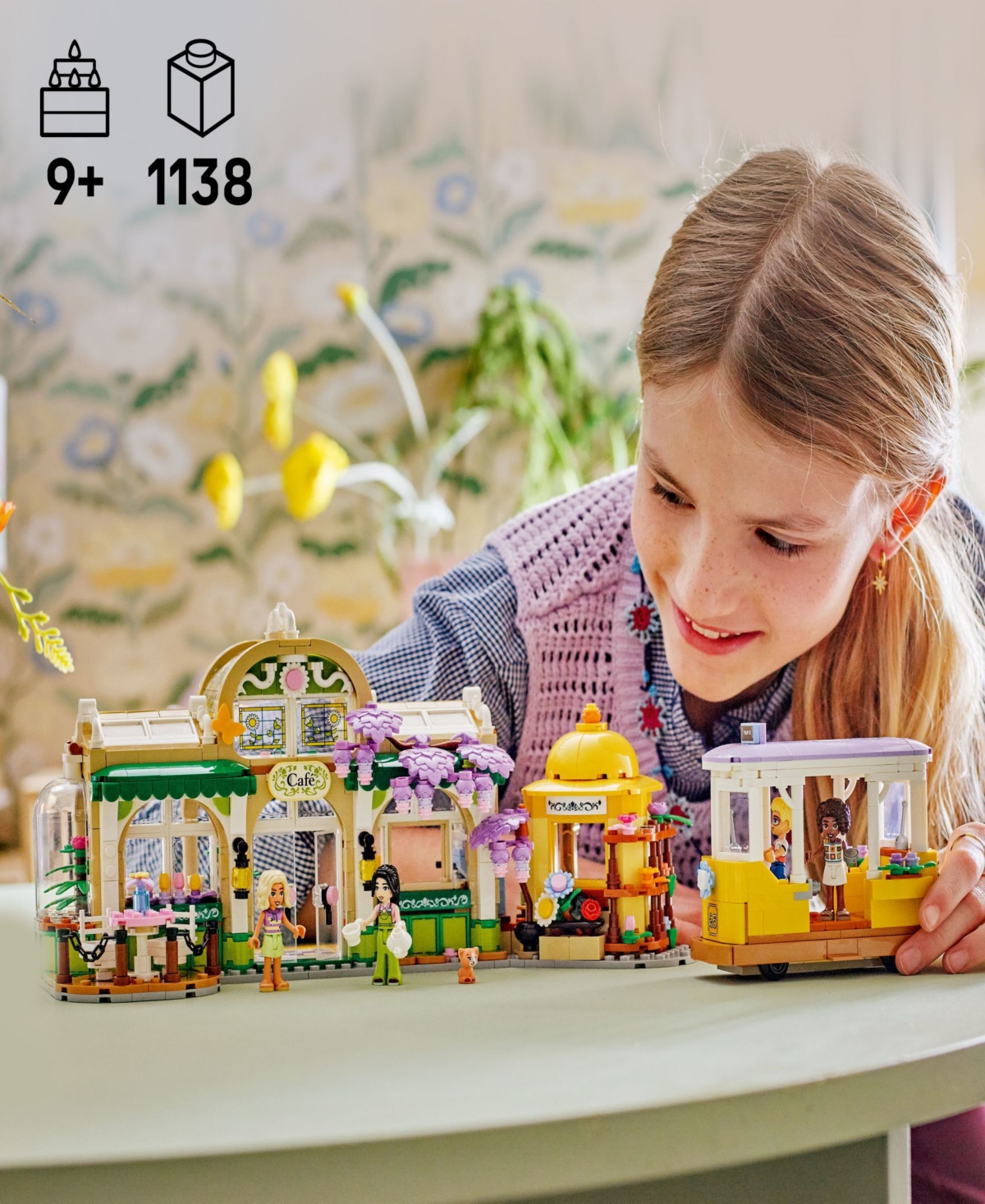 Lego Friends Plant Cafe Flower Shop 42671 Toy Building Set, 1138 Pieces In Multi
