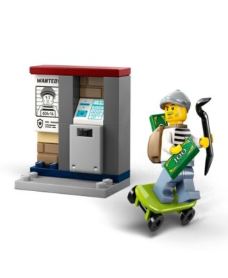 City Police Motorcycle Chase 60455 Toy Building Set, 65 Pieces