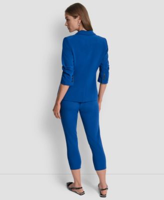 Petite Ruched Sleeve Jacket