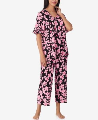 Women's Above Elbow Sleeve Pajama Set