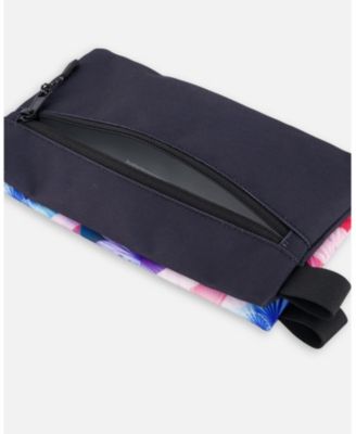 Girl Double Pencil Case Black Butterfly Print - Toddler|Child