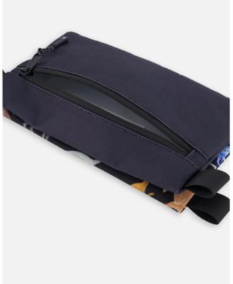 Boy Double Pencil Case Black Dinosaur Print - Toddler|Child