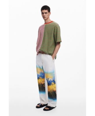 Men's Striped short-sleeve T-shirt