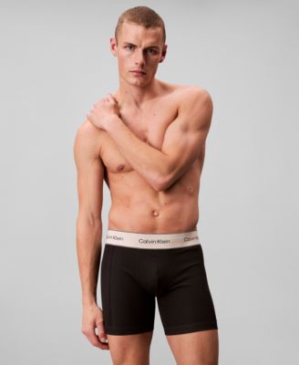 Men's 3-Pack Stretch Cotton Boxer Briefs