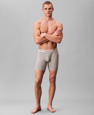 Men's 3-Pack Stretch Cotton Boxer Briefs