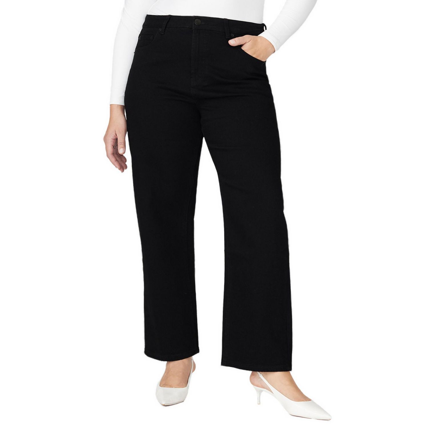 Women's Plus Size The Naomi Comfort Stretch Straight Leg Jean