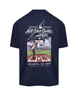 Men's Navy Atlanta Braves 2025 MLB All-Star Game Stadium T-Shirt