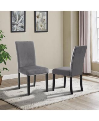 5-Pc. Engineered Wood & Metal Hairpin Dining Table With  4 Upholstered Chairs Dining Room Set