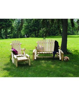 Cedar Log Lounge Chair