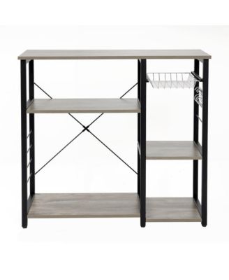 Kitchen Island with Slide Out Vegetable Basket