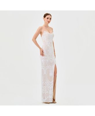 Women's Sera Strappy Back Sequin Gown