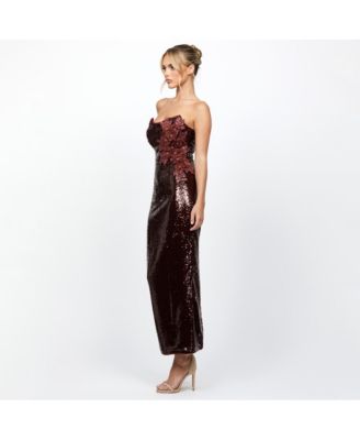 Edith Scoop Strapless Midaxi