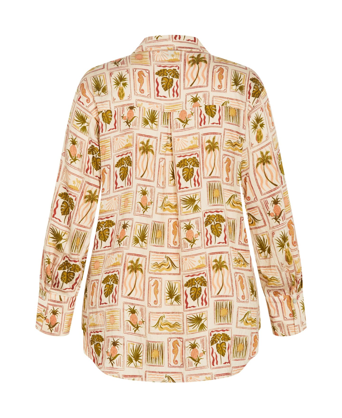 Женская рубашка CITY CHIC Bella Print, цвет: Cool Tropics — фото 5