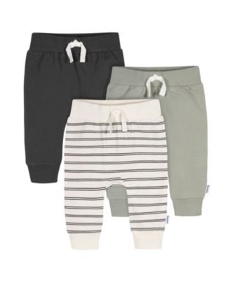 Toddler Boys Leafless Tree Jogger Pants, 3-Pack