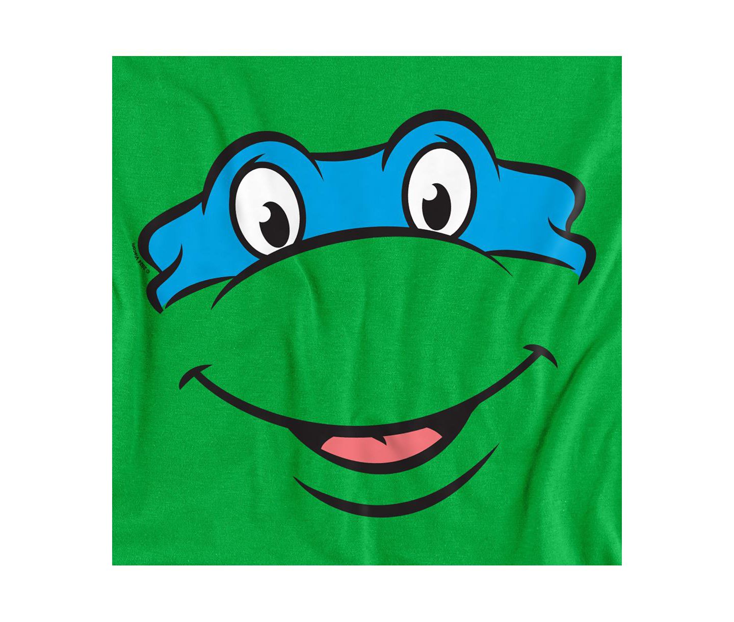 Мужская футболка Teenage Mutant Ninja Turtles Leonardo Smile, цвет: Зелёный — фото 2